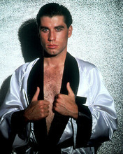 John Travolta Photo Print In Silver Robe Hair Slicked 8X10