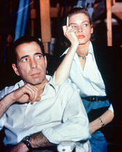 Humphrey Bogart & Lauren Bacall Color 8x10 Photo (20x25 cm approx)