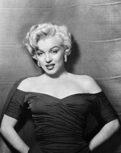 Marilyn Monroe classic 1950's glamour portrait dressed pulled off shoulders 8x10