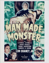 Man Made Monster Lionel Atwill Anne Nagel Lon Chaney Jr 8x10 poster artwork