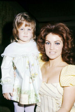 Priscilla Presley with Lisa Marie Presley circa 1970's 8x10 photo