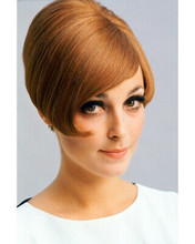 Sharon Tate Color 8x10 Photo Rare Cool 1960's Bob Hairstyle Model Pose