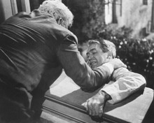 Rear Window James Stewart clings to ledge Raymond Burr pushes him 8x10 photo