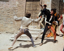 Romeo and Juliet 1968 Leonard Whiting sword fight with Michael York 8x10 photo