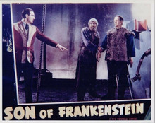 Son of Frankenstein Basil Rathbone Bela Lugosi Boris Karloff 8x10 photo