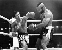Rocky III Sylvester Stallone punches Mr T 8x10 photo