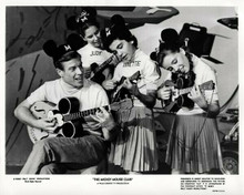 The Mickey Mouse Club Annette Funicello & Mouseketeers play guitars 8x10 photo