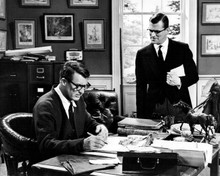 The Grass is Greener 1961 Cary Grant at desk Moray Watson stands by 8x10 photo