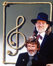 Willie Nelson Kris Kristofferson 8x10 publicity portrait photo from TV special