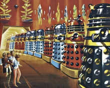 Doctor Who and the Daleks concept artwork Peter Cushing Jennie Linden 8x10 photo