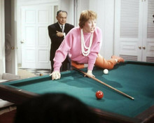 My Geisha 1962 movie pool table scene Edward G Robinson Maclaine 8x10 photo