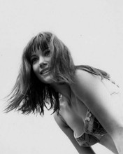 Claudine Auger Thunderball Bond girl in bikini smiling pose 8x10 inch photo