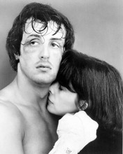 Rocky iconic portrait Sylvester Stallone Talia Shire 8x10 inch photo