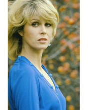 Joanna Lumley in blue dress Sapphire and Steel 1979 TV 8x10 inch photo