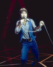 Cliff Richard 1970's in concert singing 8x10 inch photo