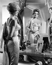 Angie Dickinson in bra & panties looks in mirror Rome Adventure 8x10 inch photo
