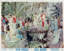 Blue Hawaii Elvis Presley Joan Blackman & cast classic wedding scene 8x10 photo