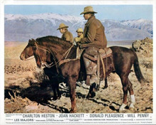 Charlton Heston rides horse in Inyo County CA mountains Will Penny 8x10 photo