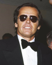 Jack Nicholson candid 1970's pose in tuxedo with classic dark glasses 8x10 photo