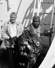 The A Team George Peppard Mr T onboard ship looking tough 8x10 inch photo