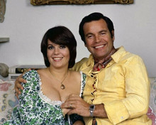Natalie Wood & Robert Wagner relax at home circa 1970 embracing 8x10 inch photo