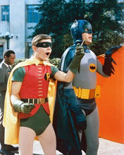 Batman 1966 TV Burt Ward Adam West Batman & Robin to the rescue 8x10 inch photo