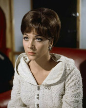 Linda Thorson in grey hooded sweater as Tara King The Avengers 8x10 inch photo