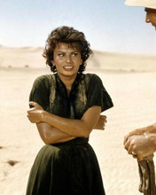 Sophia Loren on location in Libyan desert 1957 Legend of the Lost 8x10 photo