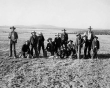 The Cowboys John Wayne poses on the range with his young cowboys 8x10 photo