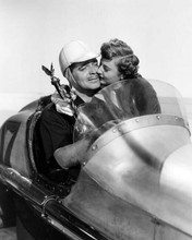 To Please A Lady Clark Gable Barbara Stanwyck in race car with statue 8x10 photo