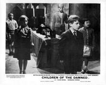 Children of the Damned Barbara Ferris with creepy children 8x10 inch photo