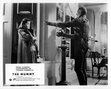 The Mummy 1959 Hammer Christopher Lee stalks Yvonne Furneaux 8x10 photo