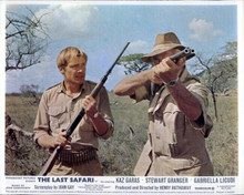 The Last Safari Stewart Granger takes aim in Kenyan bush Kaz Garas 8x10 photo