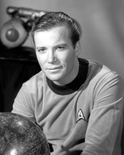 William Shatner as Captain Kirk portrait by globe Star Trek 8x10 inch photo