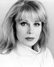 Joanna Lumley beautiful portrait circa 1970's in white sweater 8x10 inch photo