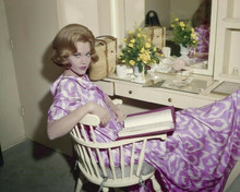 Jane Fonda relaxes in her dressing room early 1960's pose 8x10 inch photo