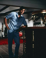 Dean Martin cool pose as Matt Helm standing at his bar 8x10 inch photo