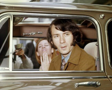 Peter Tork in his Radford Mini Cooper The Monkees star 8x10 inch photo