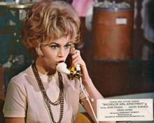 Jane Fonda talks on telephone 8x10 inch photo Any Wednesday/bachelor Girl Apt