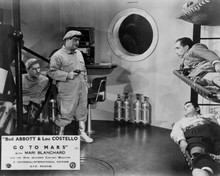 Abbott and Costello Go To Mars Bud & Lou in space ship with crew 8x10 inch photo