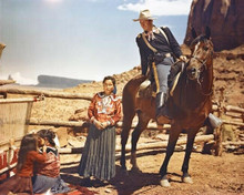 John Wayne on horseback Fort Apache scene in Monument Valley 8x10 inch photo