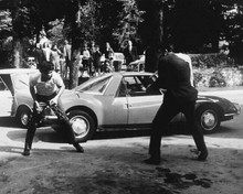 Weekend 1967 Jean-Luc Godard Matra M530 Morris Mini caught up in battle 8x10