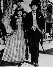 Bat Masterson TV series Cathy Downs Gene Barry stroll in town 8x10 inch photo