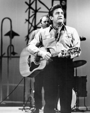 Johnny Cash 1969 The Johnny Cash Show Marshall Grant behind 8x10 inch photo