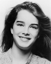 Brooke Shields lovely young smiling portrait circa 1980 8x10 inch photo