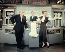 Desk Set 1957 Spncer Tracy Katharine Hepburn with UNIVAC computer 8x10 photo