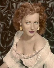 Maureen O'Hara striking glamour portrait with bare shoulder 1940's 8x10 photo