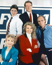 Murphy Brown Candice Bergen Faith Ford Joe Regulbuto & cast 8x10 inch photo