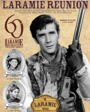 Laramie western TV series Robert Fuller cast reunion poster 8x10 inch photo