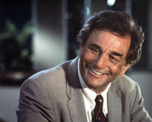 Peter Falk with big smile in suit and tie as Columbo 8x10 inch photo